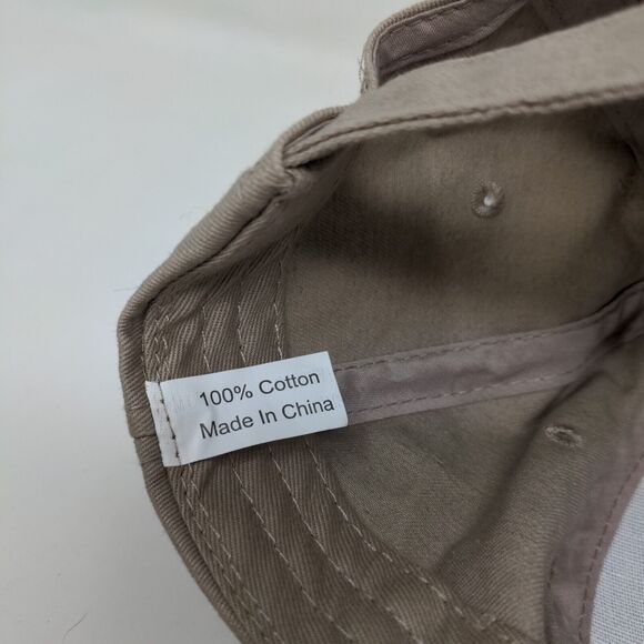 Tractor Supply Co Men's Slideback Hat Tan Adjustable Embroidered Logo - Picture 10 of 11